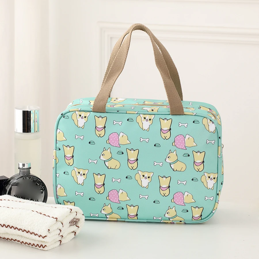Tragbare Reisehandtasche mit großer Kapazität, Geschäftsreise, verdickte Tasche, Seiteneinlage, Badetasche, wasserdichte Aufbewahrungstasche für Toilettenartikel – Detail 10