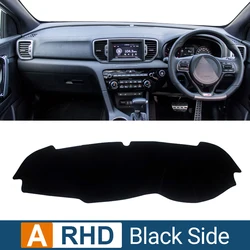 Car Dashboard Light - Blocking Pad and Cover Mat (A Black Side RHD)