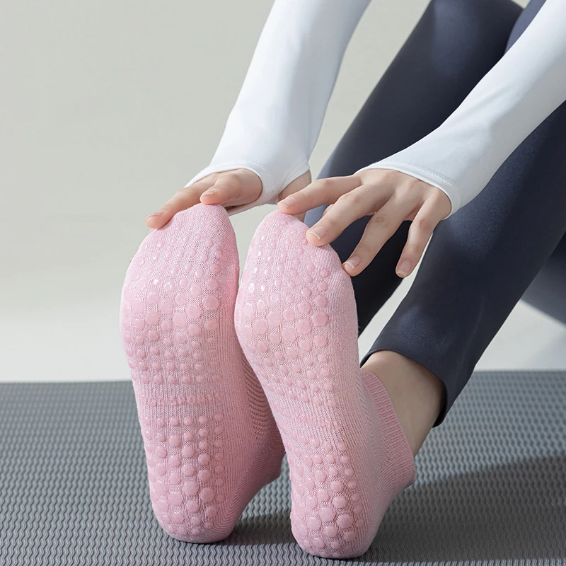 New Fashion Short Yoga Socks Pilates Socks Indoor Non-slip Floor Socks Dance Fitness Training Socks Sports Socks