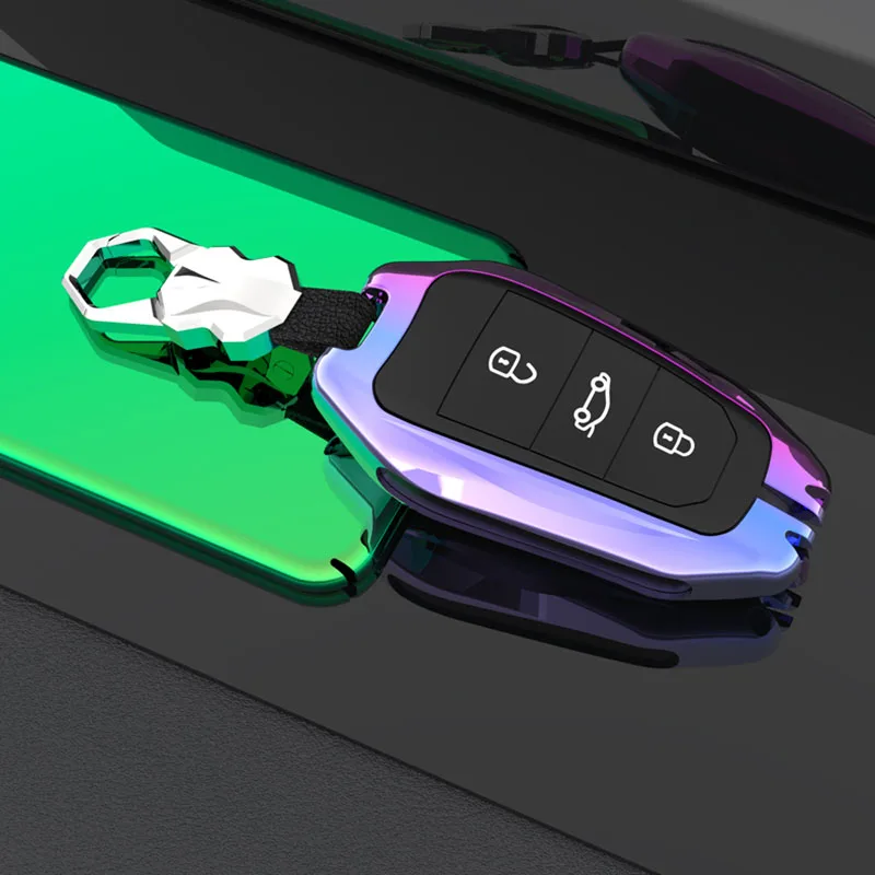 Deluxe Zinc Alloy Car Key Cover Case Shell Holder Fob