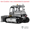 Aoue-850K LESU 1/14 RC Metal Hydraulic Bulldozer Black Tracks Construction Truck Dozer Light System Unpainted Kits Model TH22775 2