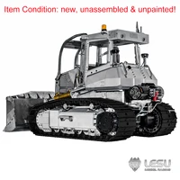 Aoue-850K LESU 1/14 RC Metal Hydraulic Bulldozer Black Tracks Construction Truck Dozer Light System Unpainted Kits Model TH22775 2