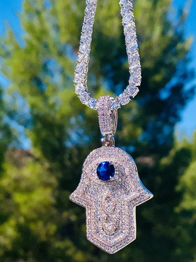 Акция оптом хип-хоп ice Men Jewelry Высокое качество Micro Pave CZ гравировка Бесконечность