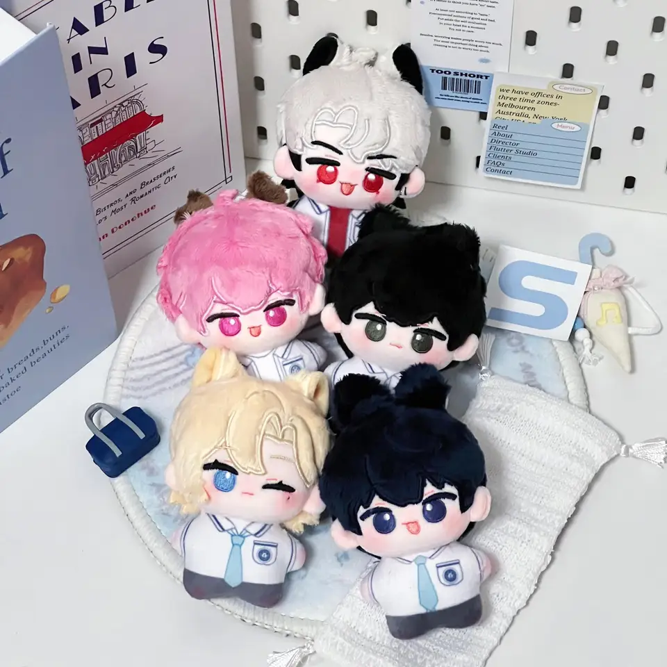 [5人セット]　PLAVE ぬいぐるみ 10cm doll ５人　플레이쀼 PLAVE Korean Star 10CM Stuffed Doll YEJUN NOAH BAMBY EUNHO HAMIN