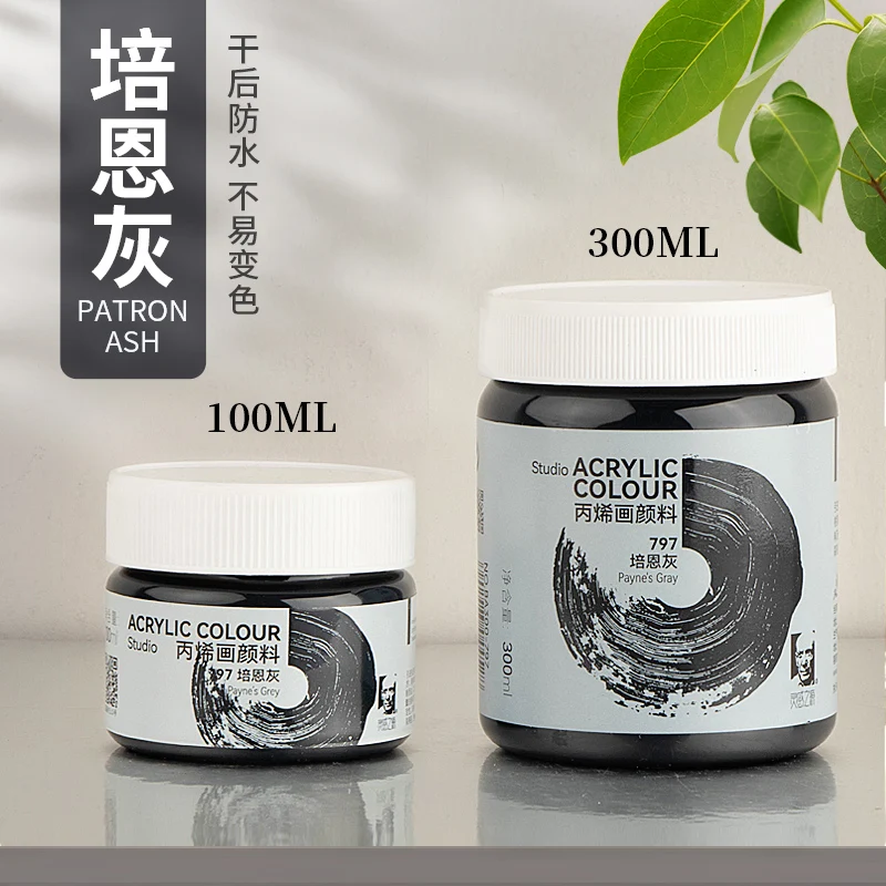 PHOENIX Acrylic Paint 300ML Matte Finish Waterproof Rich Pigment Halloween Pumpkin Canvas Ceramic Painting for Artists Beginners