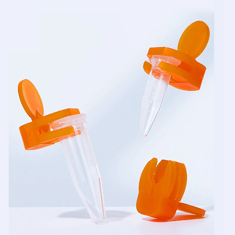 

5 ~ 10 шт. взрывозащищенный зажим для лабораторной центробежной трубки 0,5 мл 1,5 мл 2 мл пластиковый взрывозащищенный зажим для EP трубки.