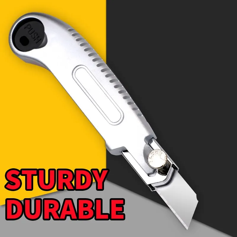 Art Knife All Steel Thickened Large All Stainless Steel Wallpaper Industrial Grade Tool Holder