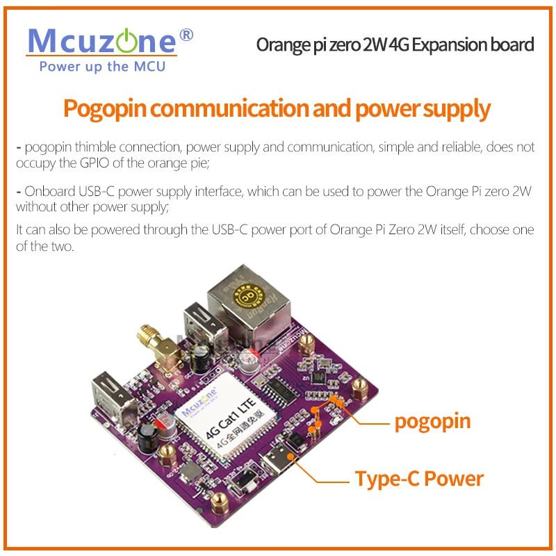 Placa de Expansão Orangepi-zero 2w 4g Lte 100mbps Ethernet Cat1 Driver- Francês Ubuntu x Usb2.0 hs - Imagem 6