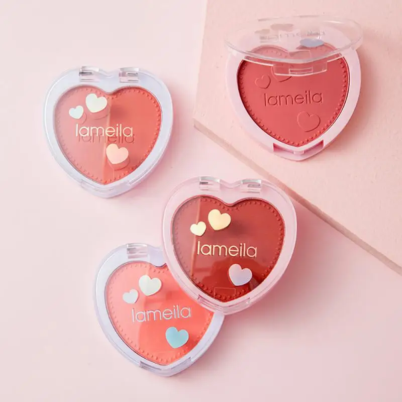 

2023 Blush Makeup Palette Mineral Powder Red Rouge Lasting Natural Cream Cheek Tint Soft Texture Orange Peach Pink Blush Makeup