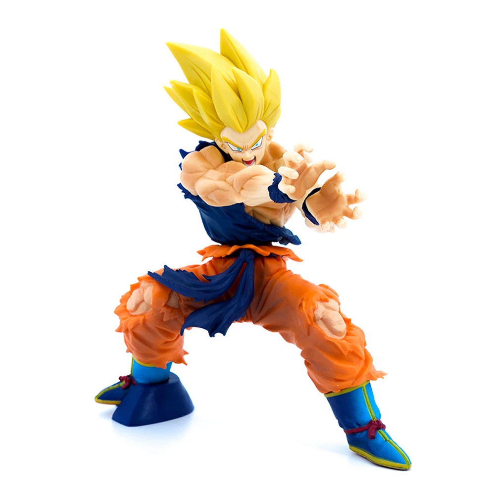 

Bandai Dragon Ball 20Th Anniversary Battle Damage Shock Wave Son Goku 20.5 Cm Anime Collectible Toy Decoration Model Boy Gift