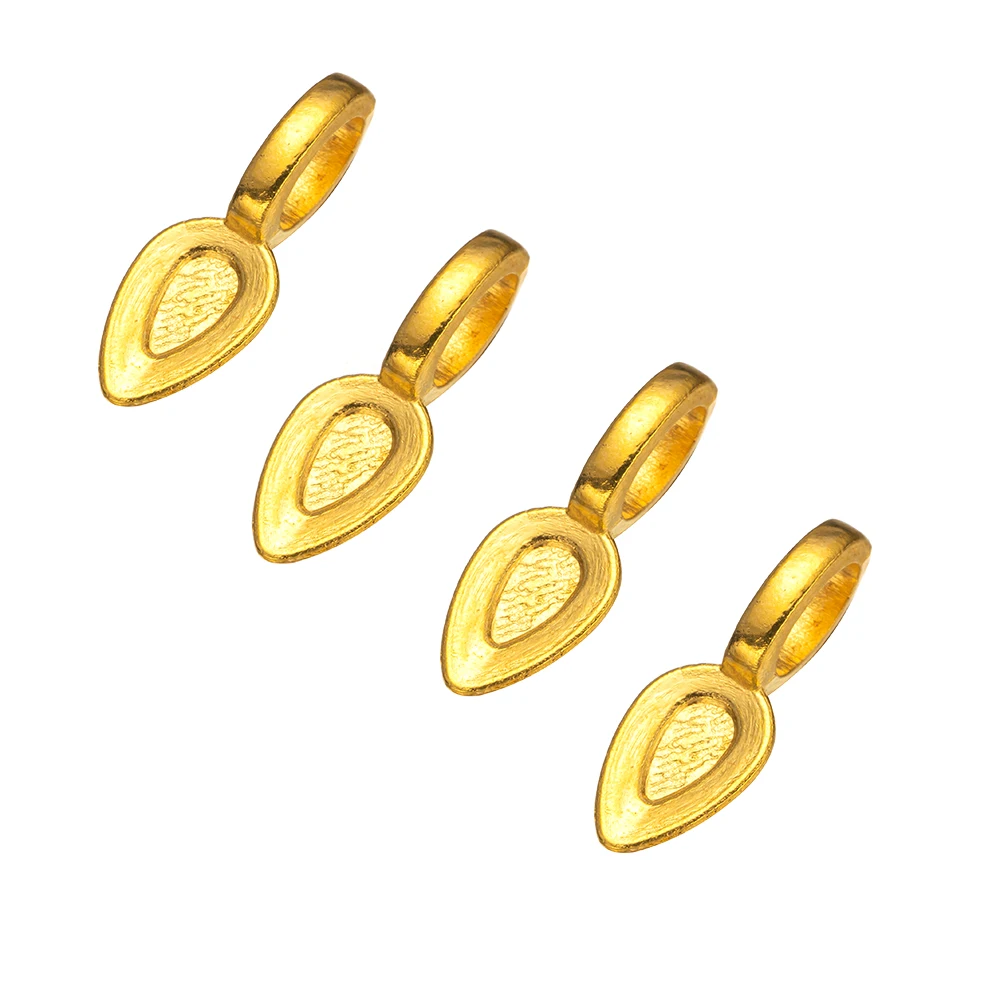 20-50 Stück tibetischen Stil Legierung Herz flach Pad Kleber Anhänger Charms Stecker Kleiderbügel Handwerk DIY Armband Halskette Schmuck herstellung – Detail 4