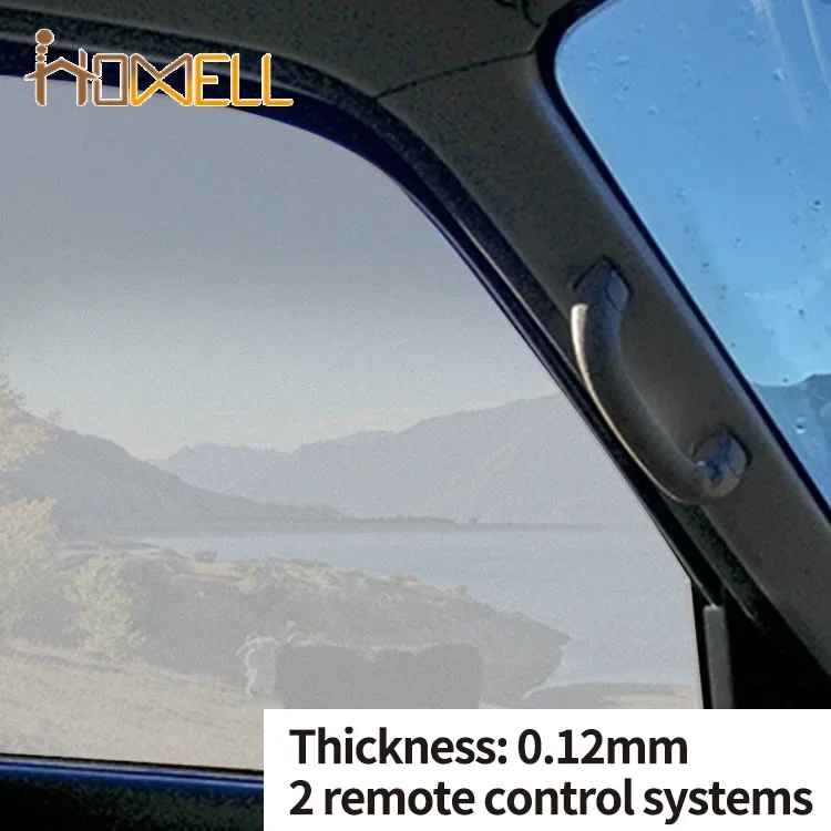 self-adhesive PDLC window coloring intelligent film for four pieces of window concealment