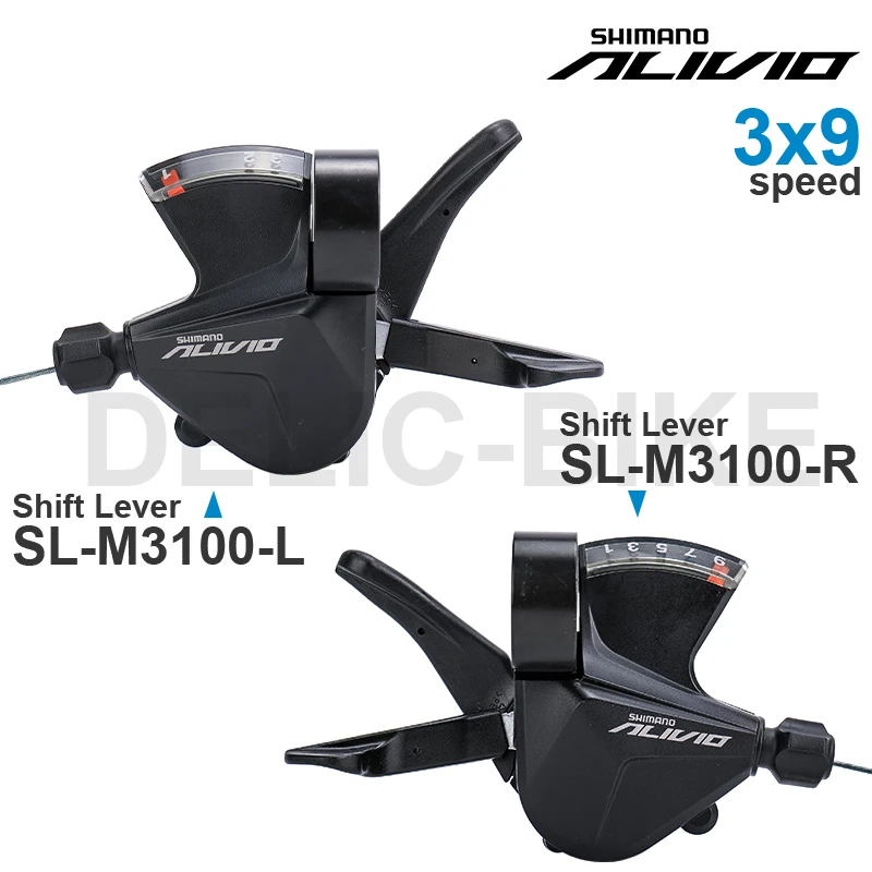 SHIMANO ALIVIO M3100 3 2x9 speed Groupset with Shifter SL-M3100-L SL-M3100-2L and SL-M3100-R Original parts bicycle shift lever