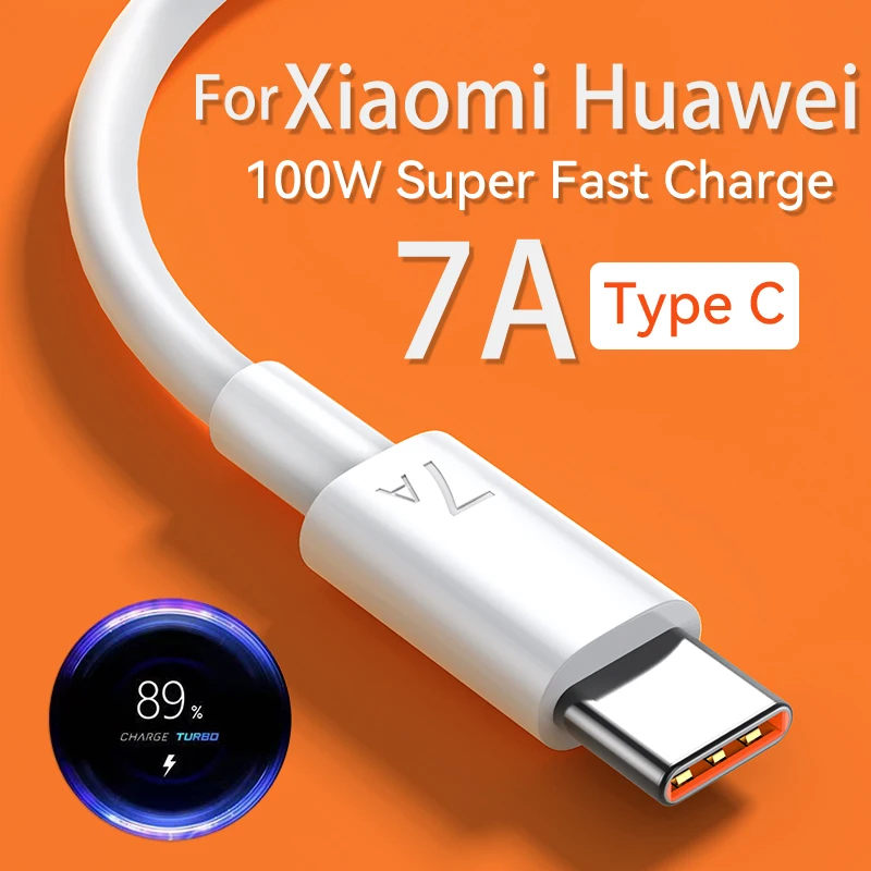 รูปสินค้า สายชาร์จ USB-C 100W ชาร์จเร็ว สำหรับมือถือทุกแบรนด์