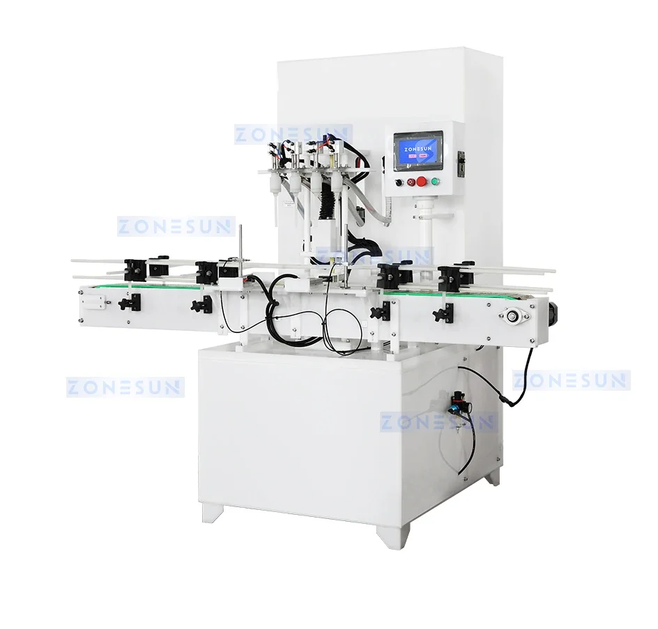 ZONESUN ZS-YTCR4A Automatic 4 Nozzles Corrosive Liquid Filling Machine