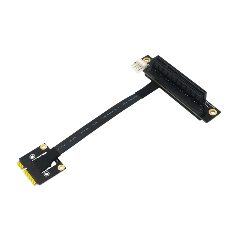 

270 градусов Mini Pcie к PCI-E 8X Адаптерный кабель 20 см PCIE3.0 удлинитель с 4-контактным кабелем SATA силовой кабель для GPU