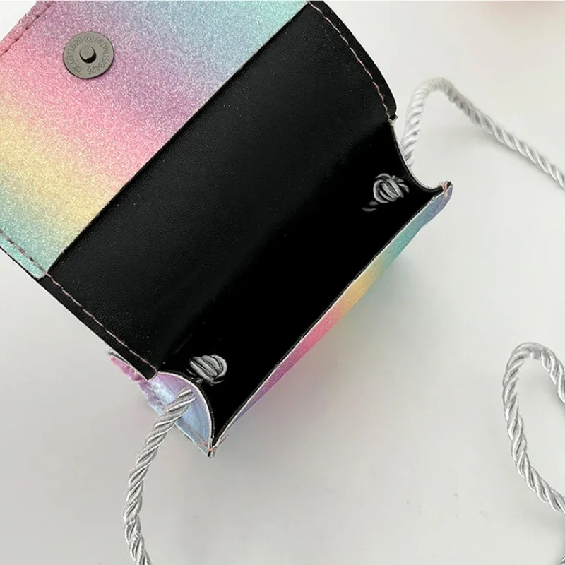 Mini Crossbody Bag for Children Cute Cartoon Cat Baby Girls Shoulder Bags PU Leather Boys Kids Small Coin Purse Handbags Wallet 4