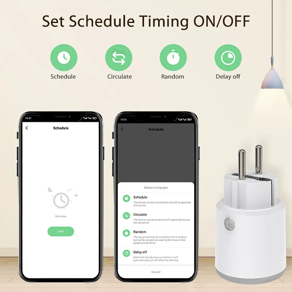 Tuya Homekit Matter Smart Power Plug Wifi 16A Power Meter Remote Control EU Outl