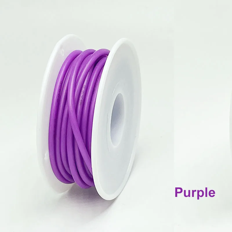 Vibrant Silicone Tinned Copper Wire Set - Multi-Gauge Stranded Cable Collection