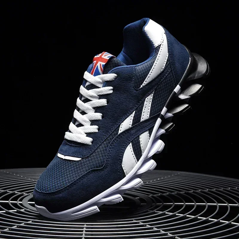 Brand Trend Size 46 47 48 Men's Wear-resistant Cushioning Thick-soled Fitness Sneakers Outdoor Breathable Running Shoes for Men 3