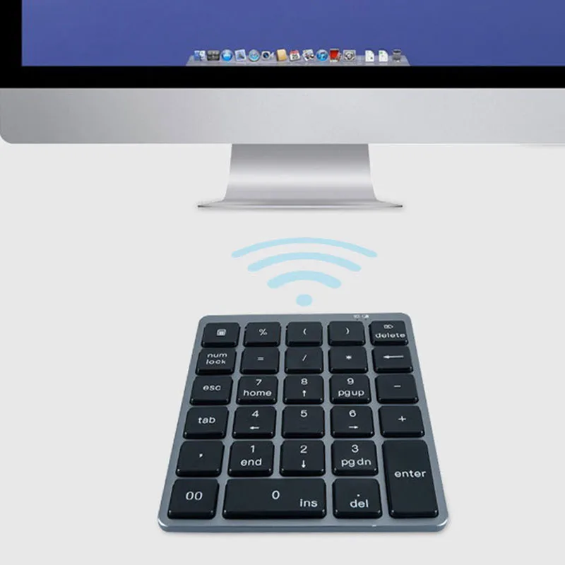 Беспроводная цифровая клавиатура N970 с Bluetooth и двойным режимом