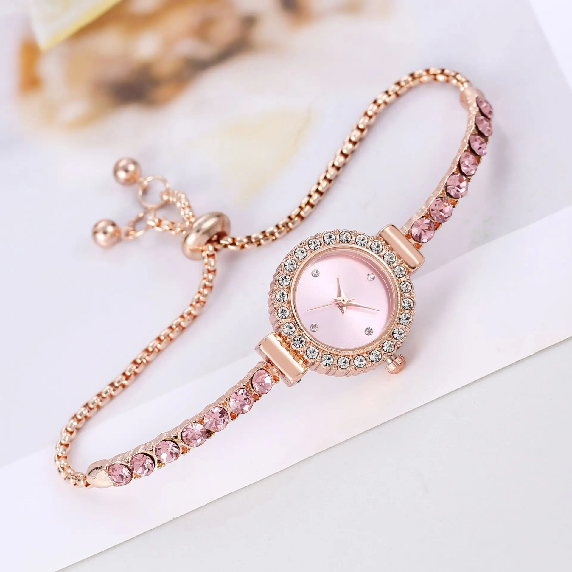 Women's Fashion Exquisite Bracelet Analog Quartz Watch（Without Box） 6