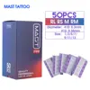 50pcs/Box Mixed Size RL/RS/RM/M Sterilized Mast Tattoo PRO Cartridge Needles Permanent  for Tattoo Machine Supply 0.3mm/0.35mm 1