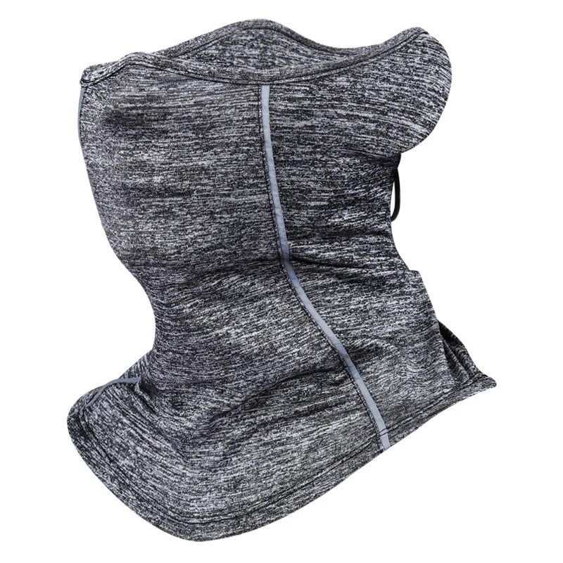 Half Face Mask Neck Collar Scarf Bandana for Sun Protection Mask Men Women Reflective Night Riding Summer Ice Silk Sunscreen Dust-proof