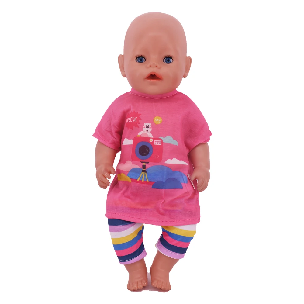 Tacobear Vestiti Per Bambole 18 Pollici | Set Natalizio Con Gonna Scozzese, Cappotto E Accessori | Per Bambole Reborn 42-45 Cm