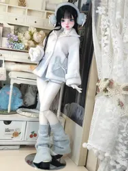1/6 1/4 BJD 인형 옷, 인형 액세서리, MSD MDD 블루 의상, 코트 스커트, 브래지어 인형 원피스, DIY 선물, 신상품