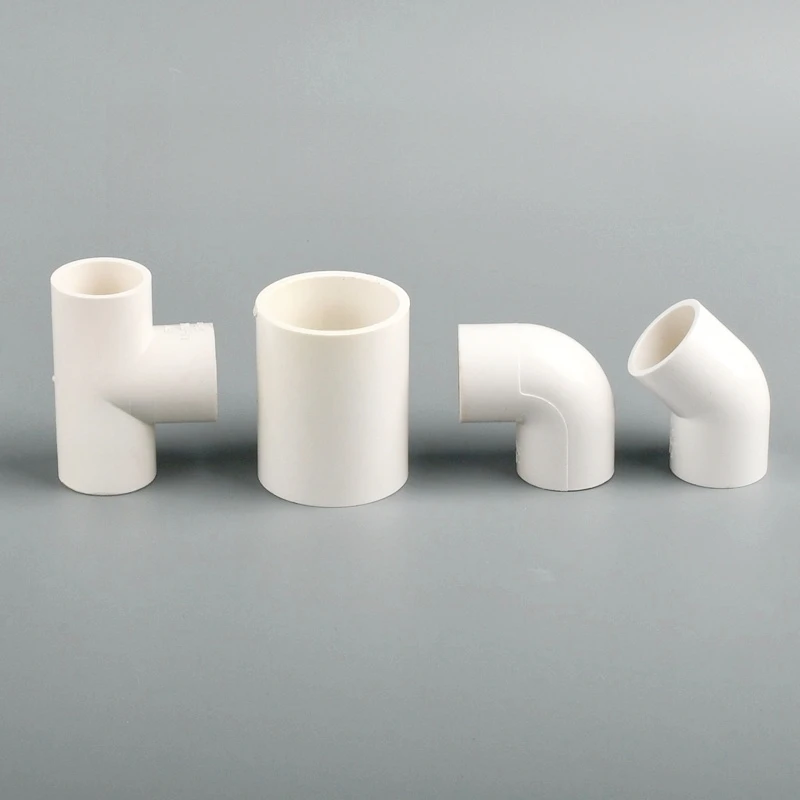 PVC Pipe Fittings 20~63mm Straight Elbow Tee Aquarium Water Supply 4 5 6 Ways Garden Irrigation DIY Accessories