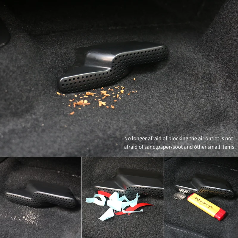 자동차 좌석 아래 미니 쿠퍼 F54 F55 F60 U25 F65 자동차 안티 블로킹 액세서리 용 에어 컨디션 아울렛 벤트 보호 커버