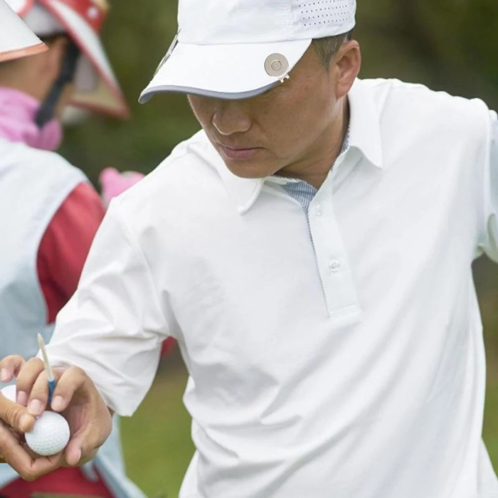 

4Pcs Golf Hat Clip Magnetic Alloy Golf Cap Clip Holder Golf Marker Professional Golf Training Aids Accessories