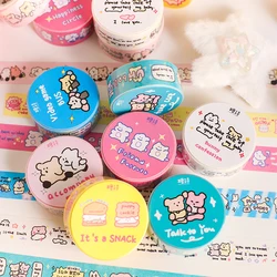 Cute Bunny Puppy Washi Tapes Decoration Scrapbooking DIY Diary Album Journal Masking Tape Kawaii Stationery