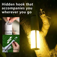 Folding Outdoor Camping Light Portable Lantern Rechargeable 3 Modes Dimmable For Outdoor Camping Tent Emergency Lighting 2