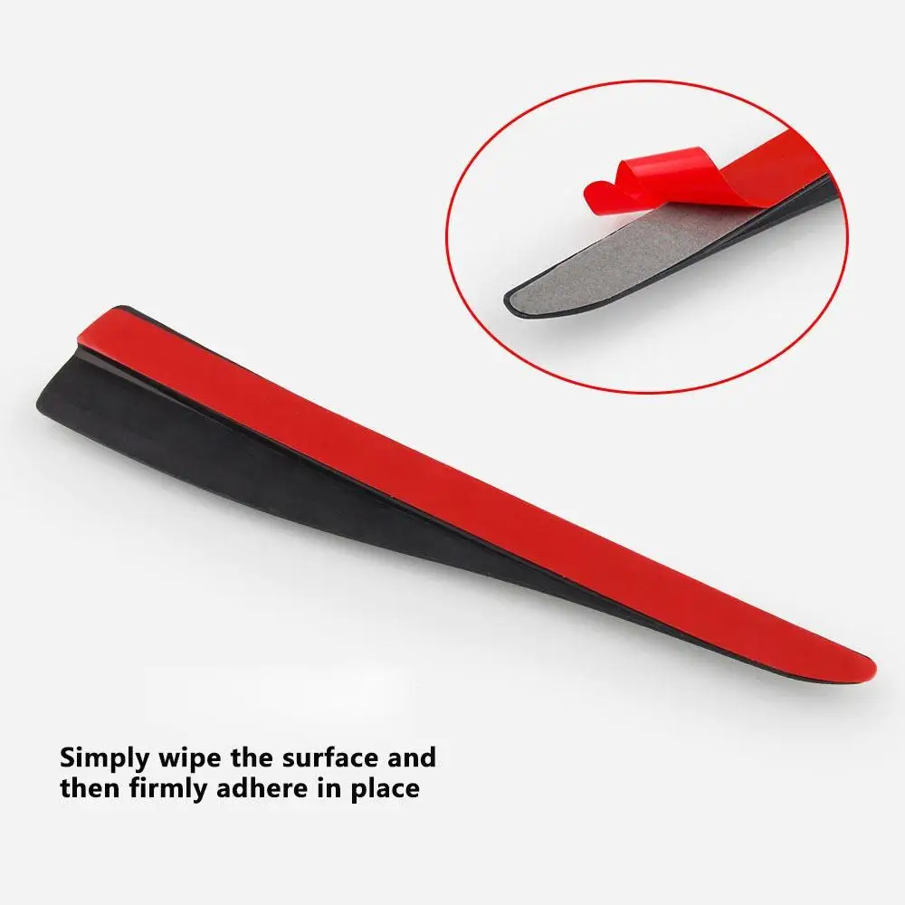 Bumper Protector Bumper Strip 2pcs/set 28cm PVC Car Bumper Protector