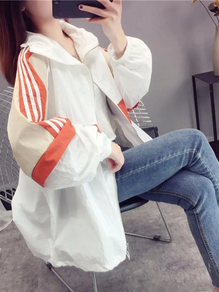 

Sun Protection Clothing Women's Mid 2023 New Korean Loose Sun Protection Shirt Coat Versatile Student Thin Sun Clothing