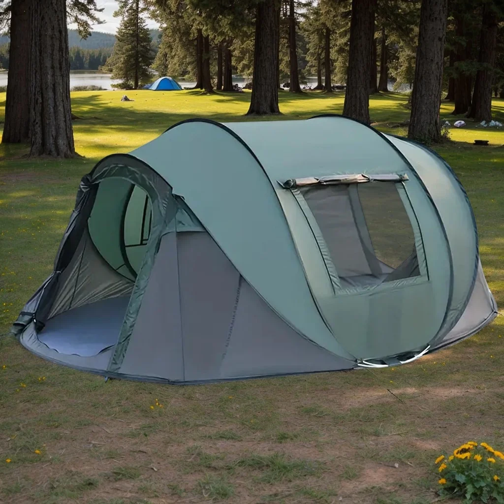 5-8 Person Tent, Automatic Pop-up Tent For Camping, Portable Beach Fishing Tent, Suitable For Camping And Hiking Trips