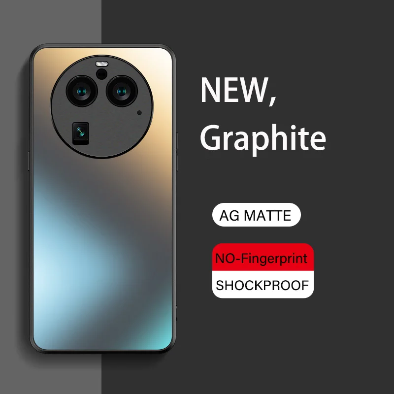 AG Silicon Matt Glass Cas For Oppo Find X5 X6 Rno 5 6 8 Lit 9 Ralm 11 Pro Plus Frostd Camra Lns Protctiv_voghion.com