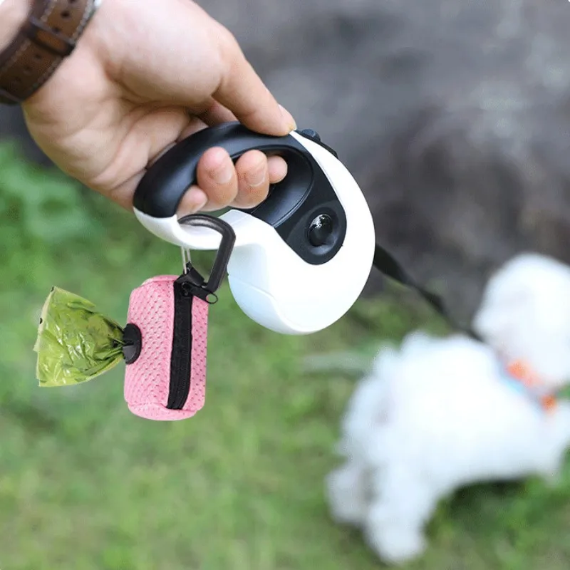 Dog Poop Bag Dispenser Hangingable Dog Poop Bag Holder Poo Bags Dispenser for Dogs Walking Garbage Bags Dispensers Pet Supplies