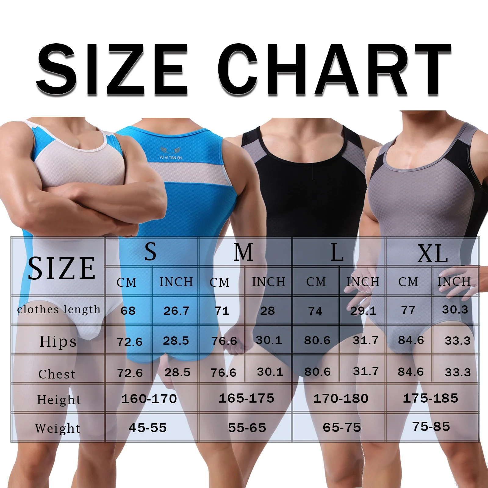 Men Sexy U Convex Pouch Bodysuit Tank Tops Jumpsuits Gym Fitness Wrestling Leotards Bodysuits Underwear Bodybuilding Undershirts