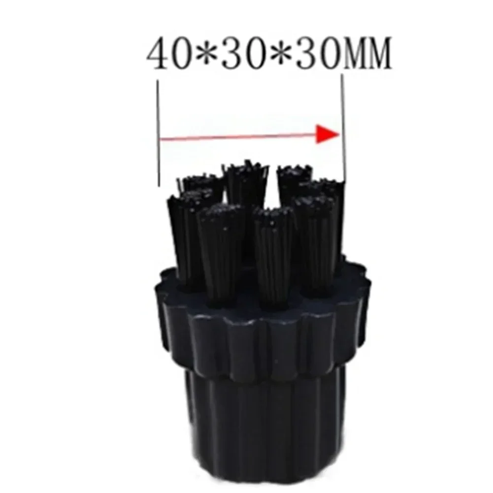 Steam Cleaner Nylon Brush Head Replacement Parts Fit For Steam Mop Cleaners Mop Replacement Accessories steam cleaner brush head