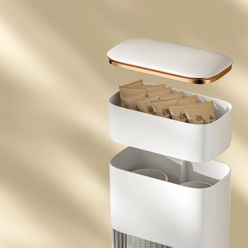 Cup storage holder paper cup dispenser dispenser automatically drop cup remover wall mounted disposable paper cups