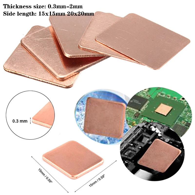 Heatsink Laptop Thermal Pad Thermal Pad Laptop Copper Copper Heatsink Thermal Pad Tool