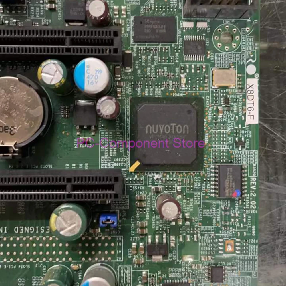 마더보드 5600/5500 시리즈 SATA2 PCI-E 2.0 통합 IPMI 2.0 전용 LAN DDR3 X8DT6-F
