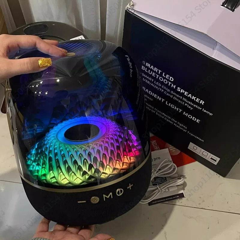 LP90pro 탑 블랙 골드 4세대 글레이즈드 패밀리 오버웨이트 서브우퍼 휴대폰 블루투스 스피커