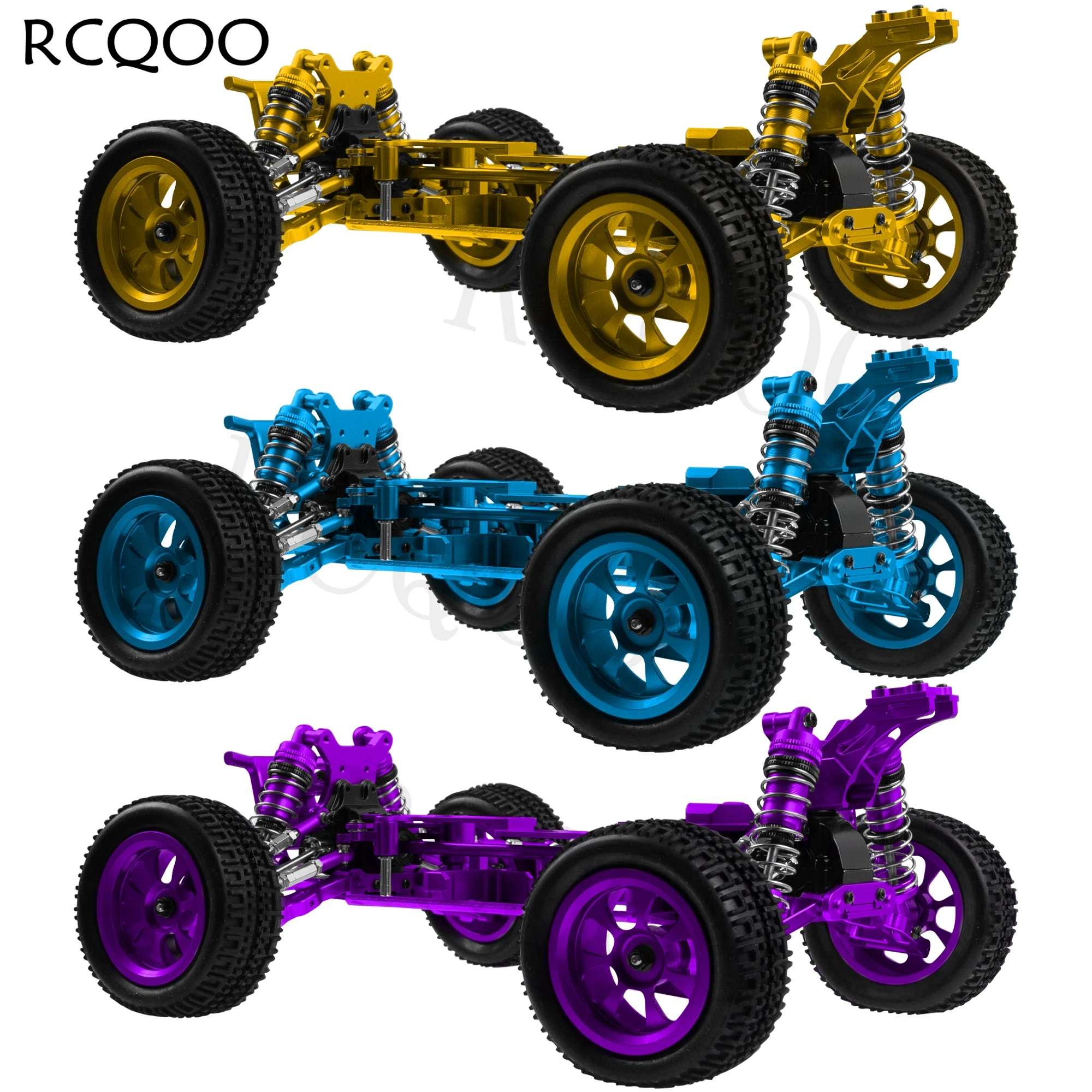 

Metal RC Body Chassis Frame 1/14 4WD Frame Kit Compatible with WLtoys 1/14 144010 144001 144002 RC Car Upgrade Parts