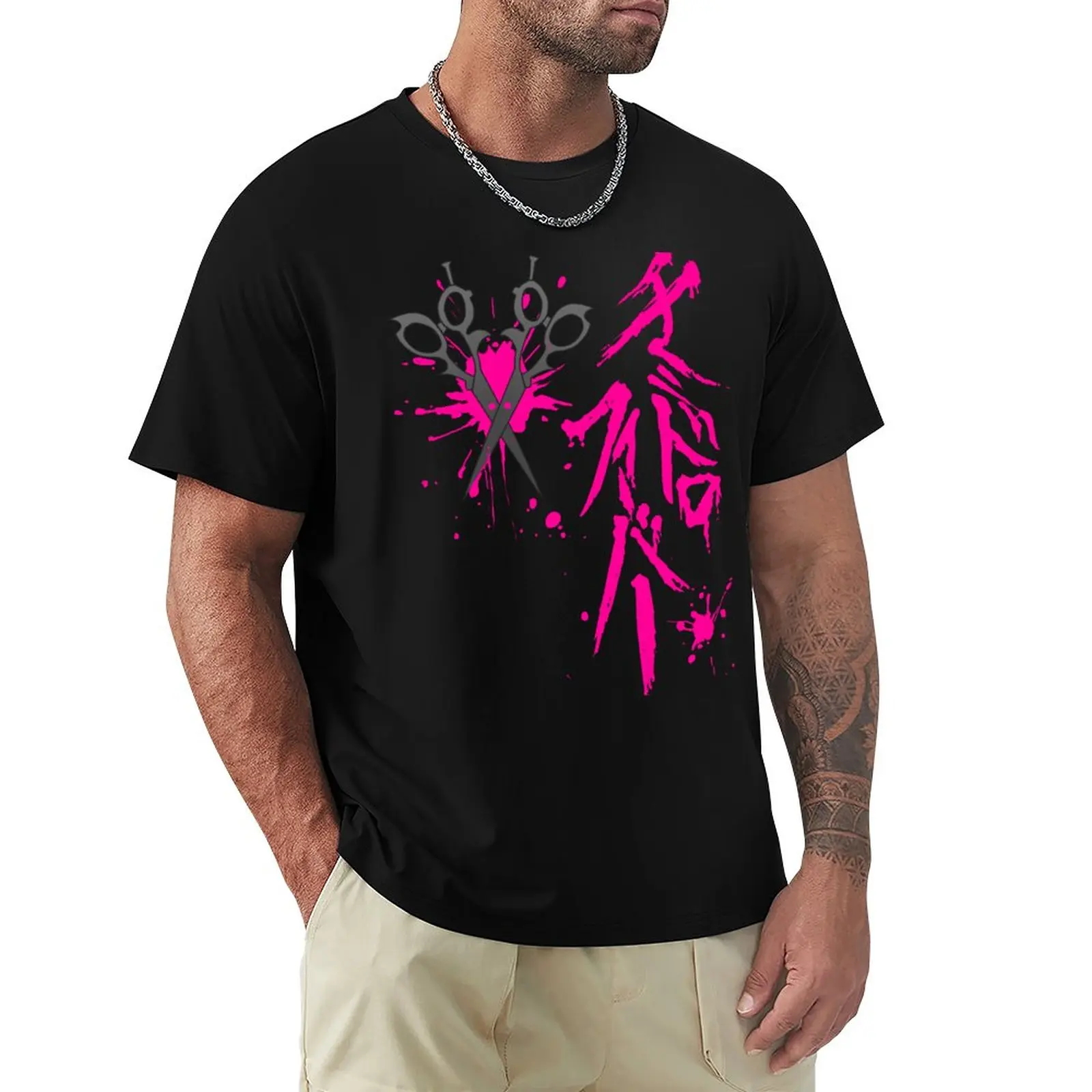

Dangan Ronpa: Genocider Syo Bloodstain Fever t-shirt T-Shirt Blouse Short sleeve tee mens t shirt