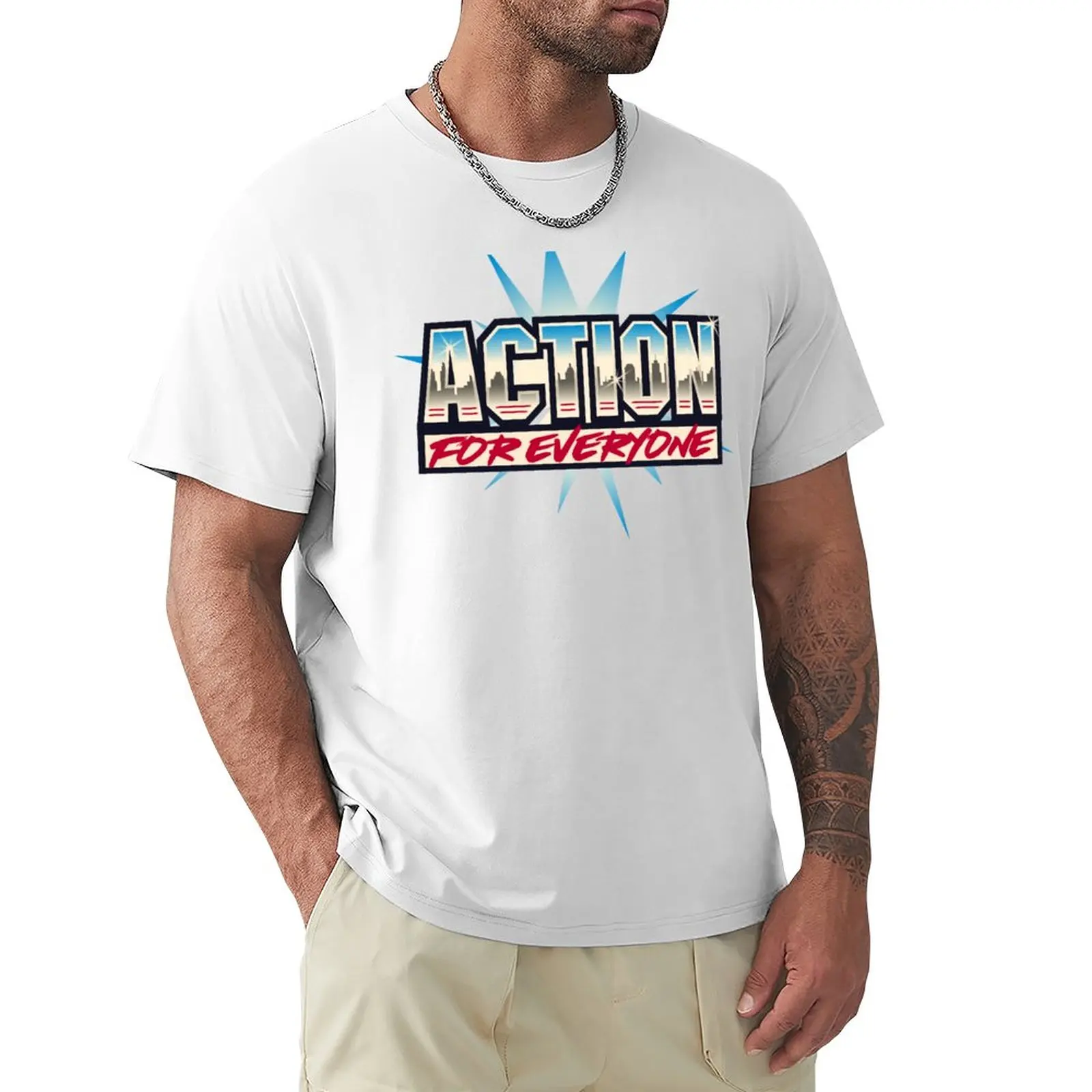 

A4E Main Logo T-Shirt for a boy summer tops sports fans plain white t shirts men