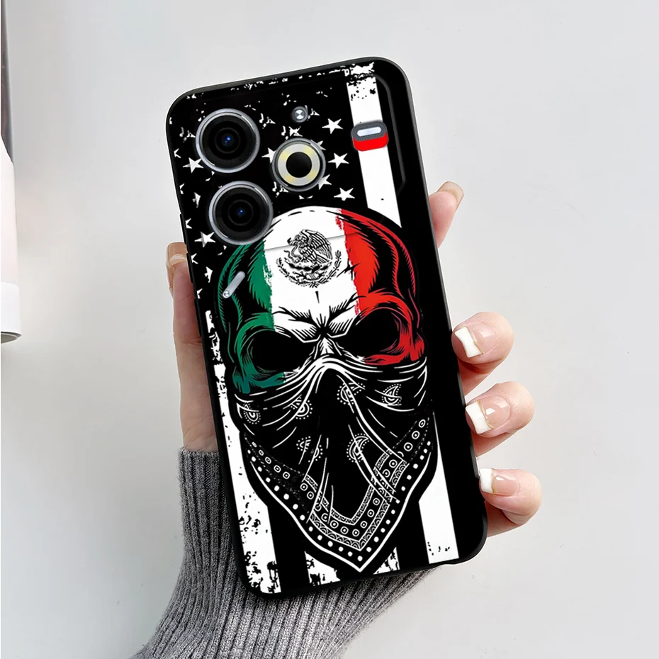 Luxury Marble Black Silicone Soft Phone Case - Elegant TPU Back Cover in 6.78